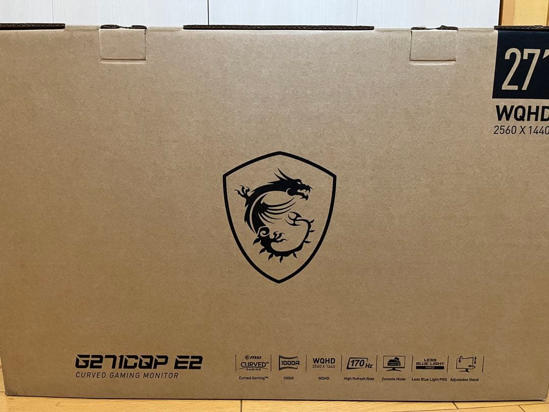 美品 MSI 湾曲ゲーミングモニター G271CQP E2 27インチ WQHD Amazon.co.jp: MSI 湾曲ゲーミングモニター G271CQP E2 27インチ/WQHD