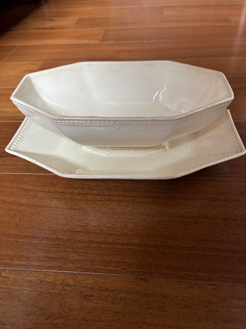 希少　廃盤　フランスアンティーク　クレイユモントローオクトゴナル　ソーシエール クレイユ＆モントロー オクトゴナル ソーシエール アンティーク 050269