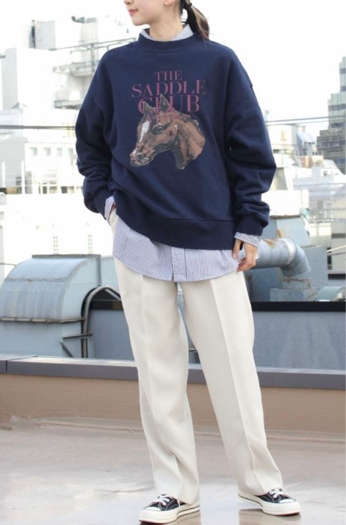 23aw THE SHINZONE ホーススウェットトレーナー - メルカリ