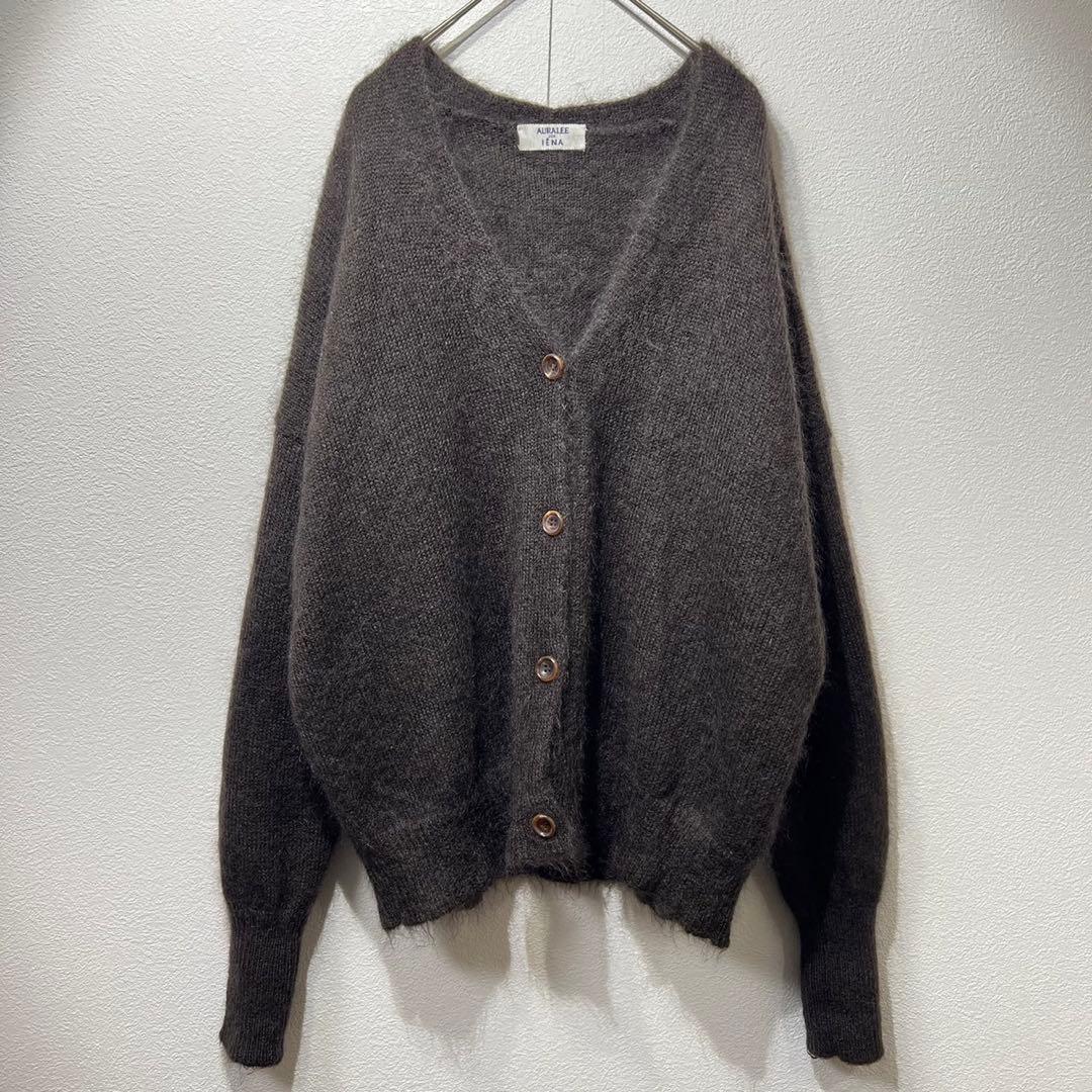 希少 美品 オーラリー イエナ別注 上質 モヘア ニット Vネック