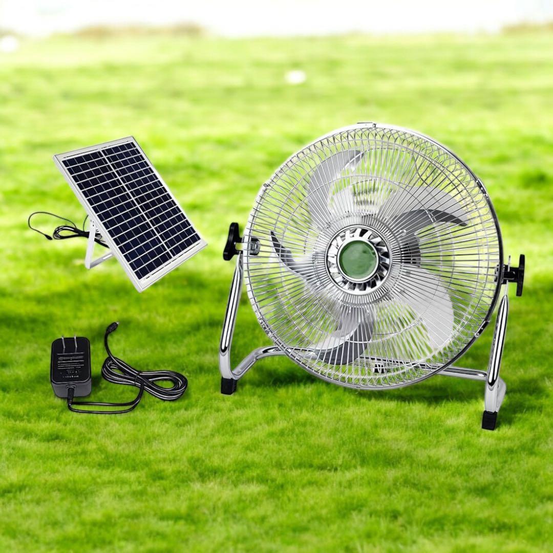 ソーラーファン 充電式 扇風機 ソーラーパネル付き 静音 強風 風量12段階調節 楽天市場】扇風機 ソーラーファン ソーラーパワーファン ソーラー