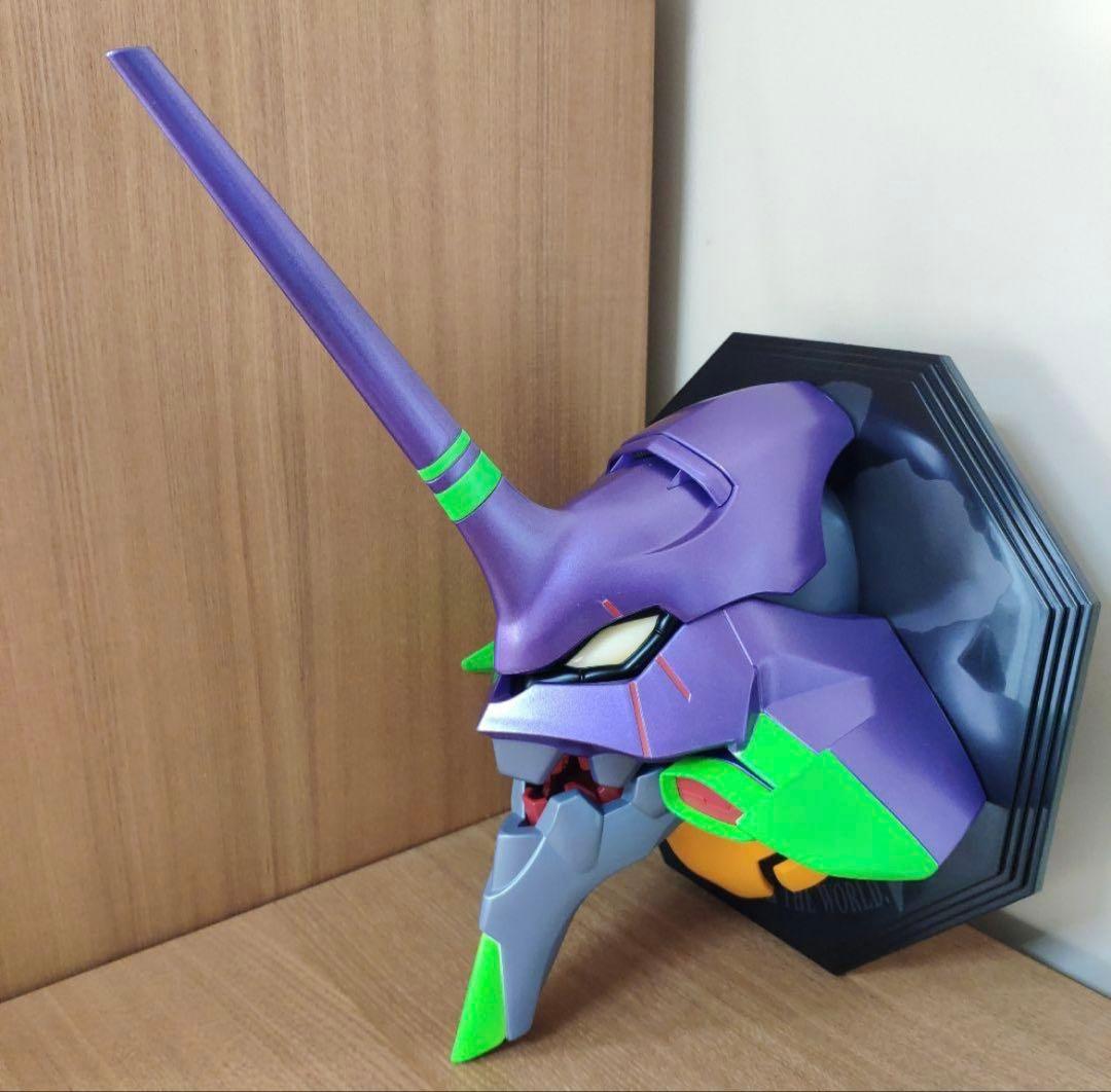 レア エヴァンゲリオン 初号機 壁掛け フィギュア 顔 フェイス エヴァ