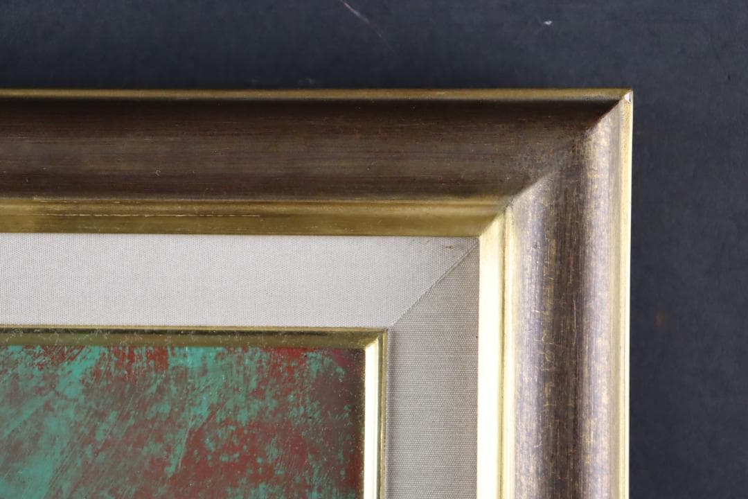 真作保証 智内兄助 「春の気」 アクリル3号 共シール 入手困難作家