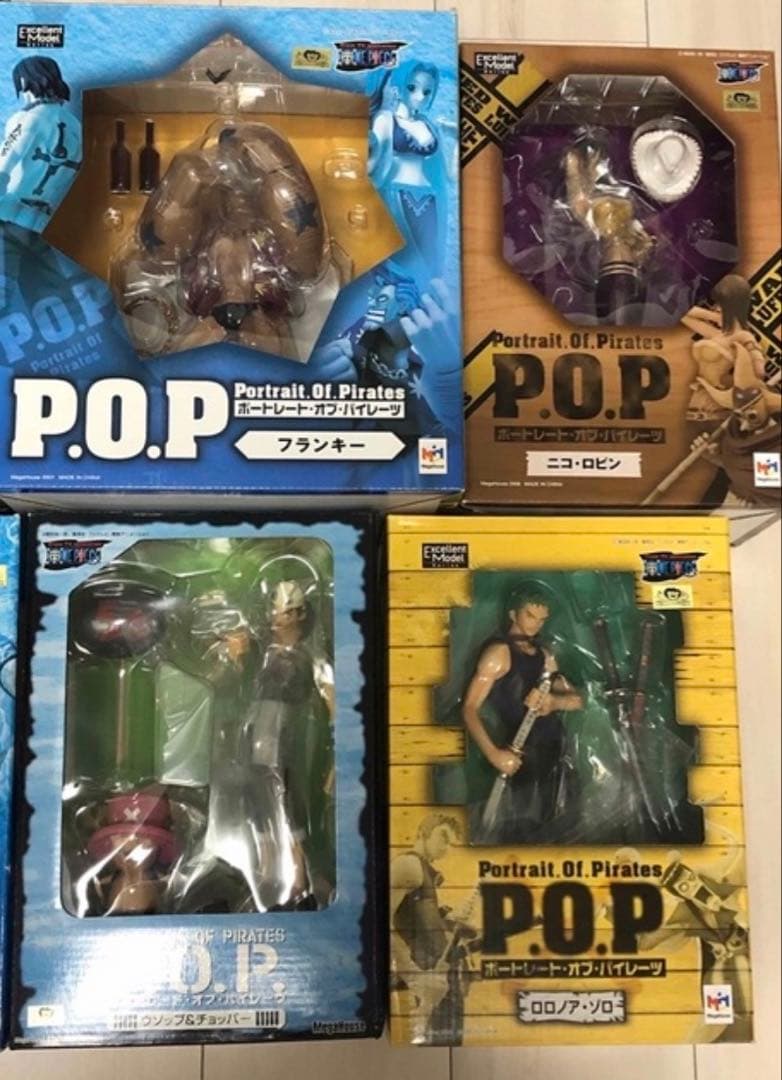 ワンピース P.O.P 麦わら海賊団 初期Ver 8体セット - メルカリ