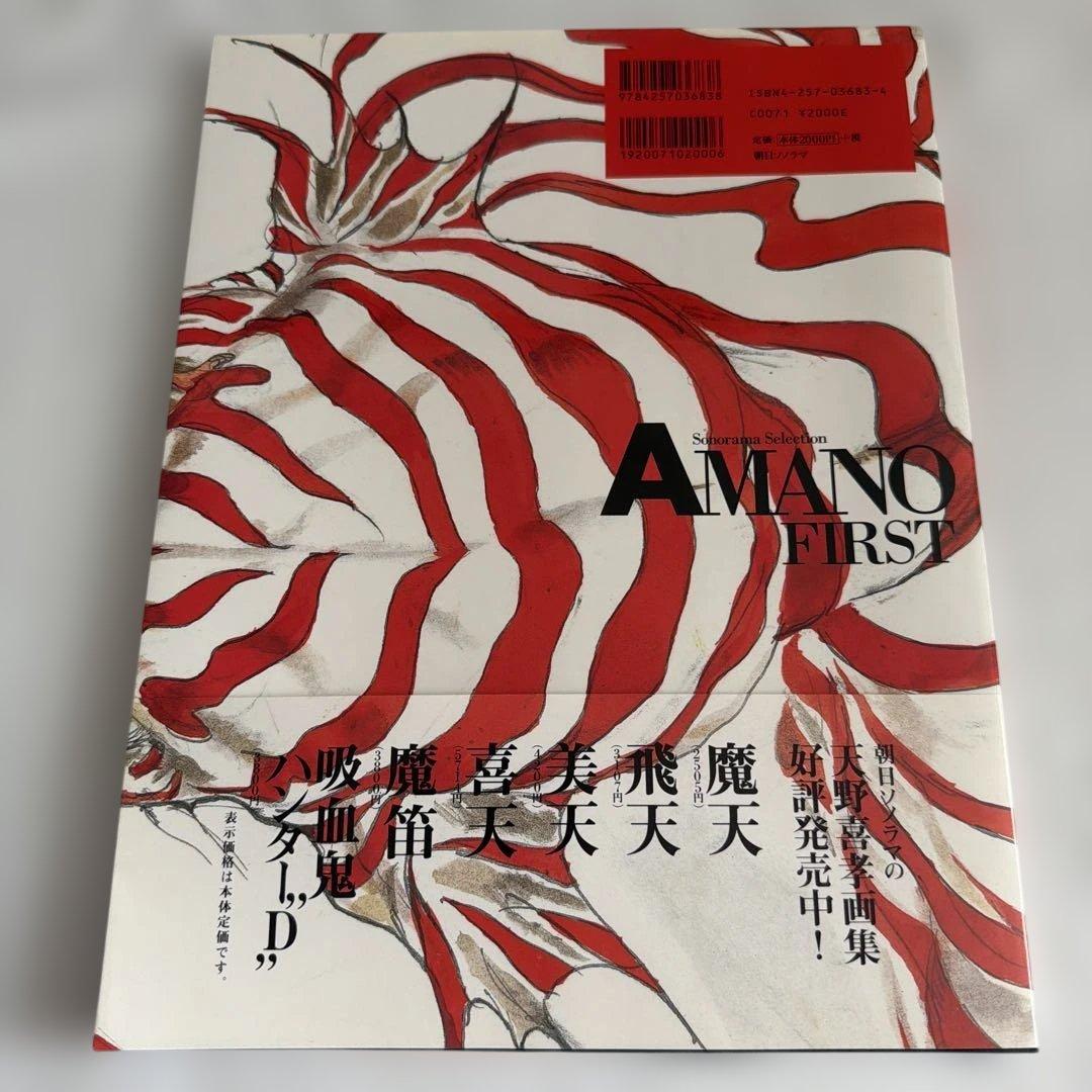 帯付・美品】[初版]天野喜孝画集 ファースト AMANO FIRST - メルカリ