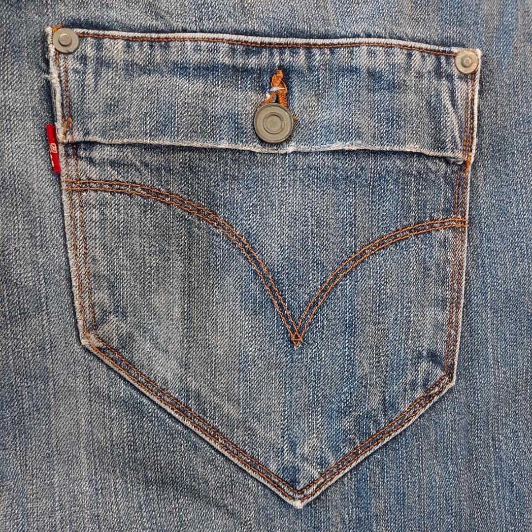 リーバイス エンジニアード ジーンズ W36 00s 青 古着 立体 18588