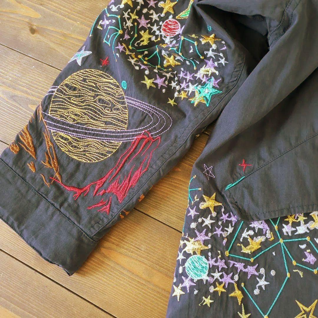 ゴースローキャラバン Go Slow Caravan モッズコート 宇宙柄 - メルカリ