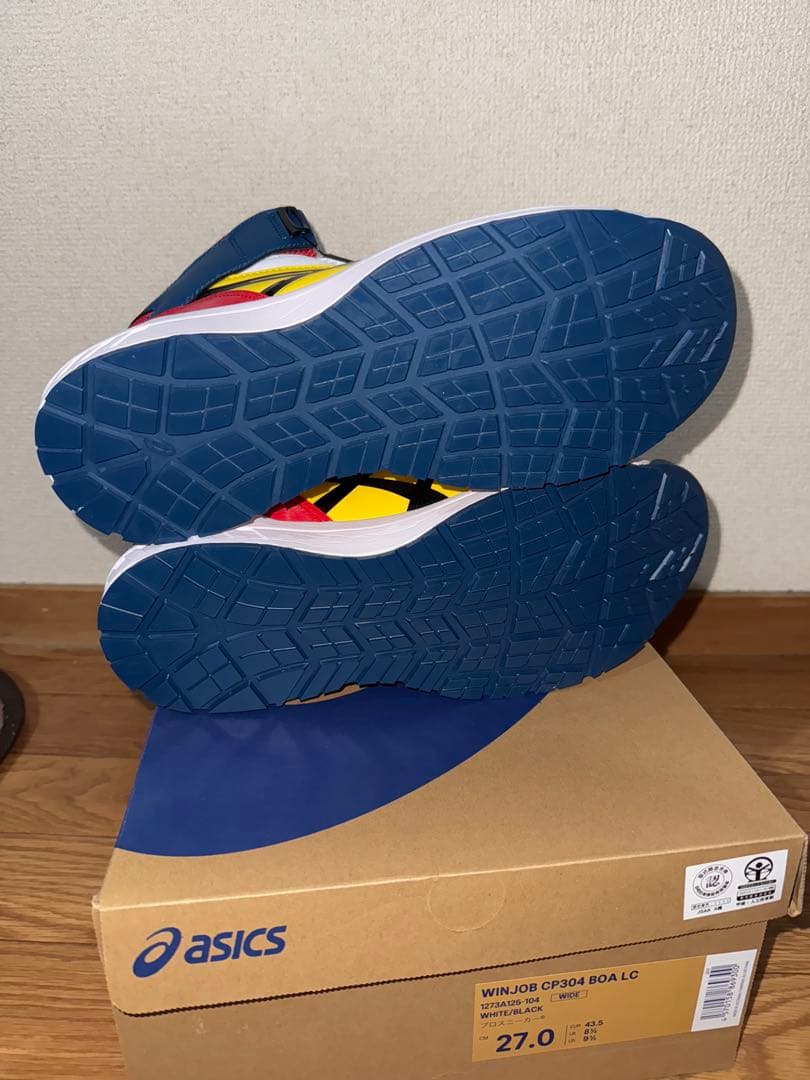 ウィンジョブ CP304 BOA LC 26.5cm ホワイト×ブラック