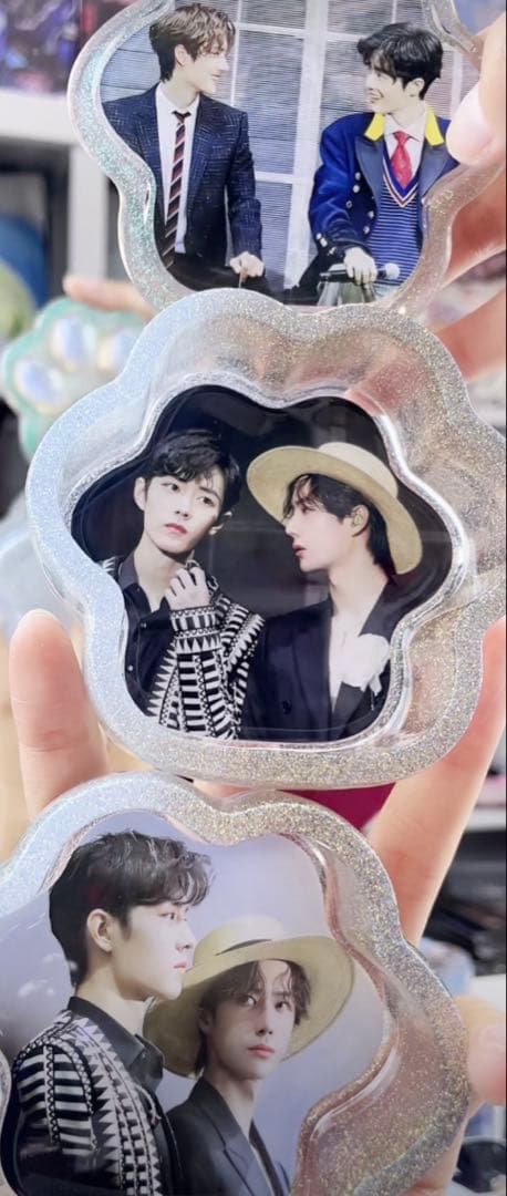 肖戦 王一博 二層構造の猫の肉球レジン収納ボックス❣️3セット