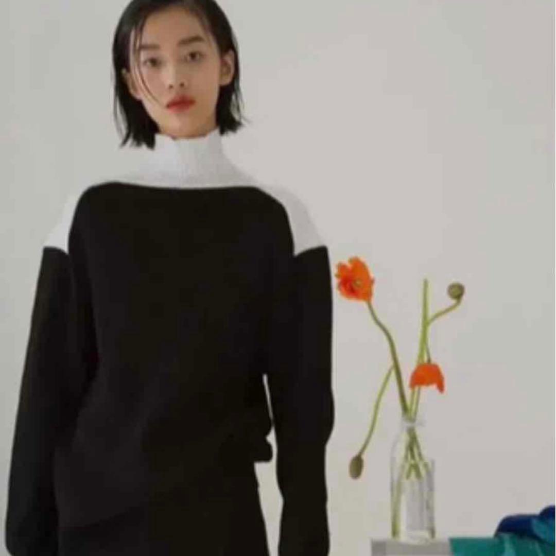 soduk kudos double hole knit sweate スドーク - メルカリ