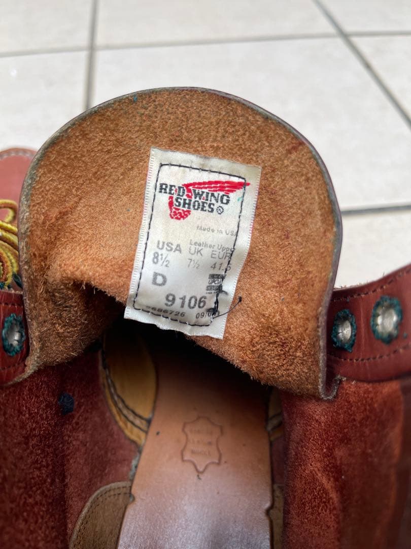 B*】様 RED WING 9106 26.5cm