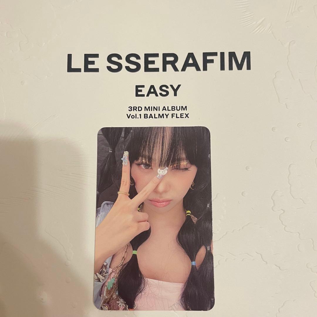 LE SSERAFIM】キムチェウォン easy トレカ - メルカリ