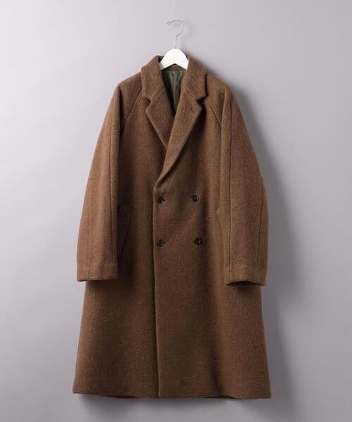 UNITED ARROWS ユナイテッドアローズ ダブルブレストガウンコート S