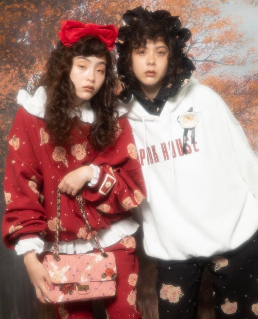 little sunny bite×PINK HOUSE コラボ　スウェット little sunny bite (リトルサニーバイト)stranger things x little