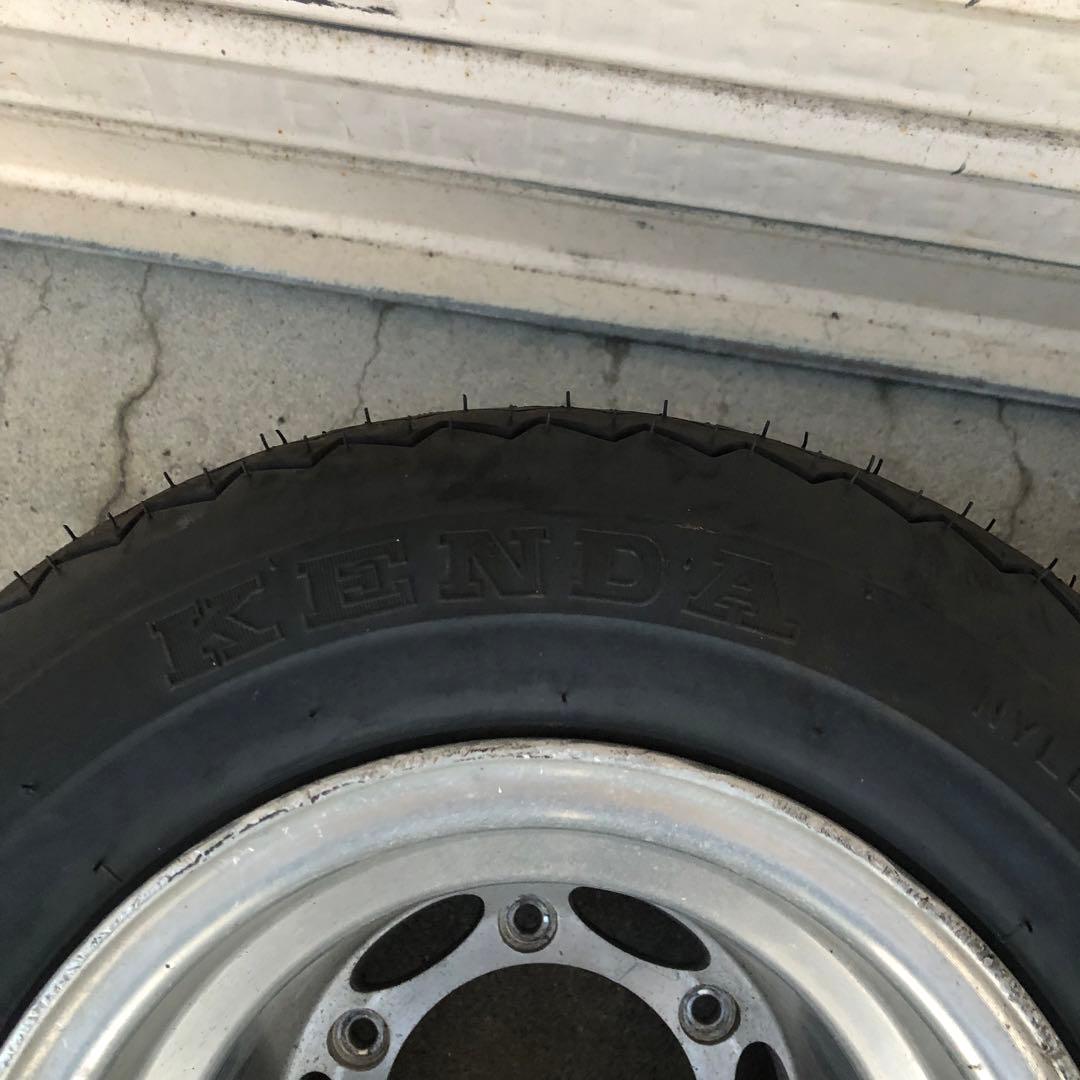 送料込み☆HONDA2サイクルジャイロ 8インチ 6穴ポン付けリア