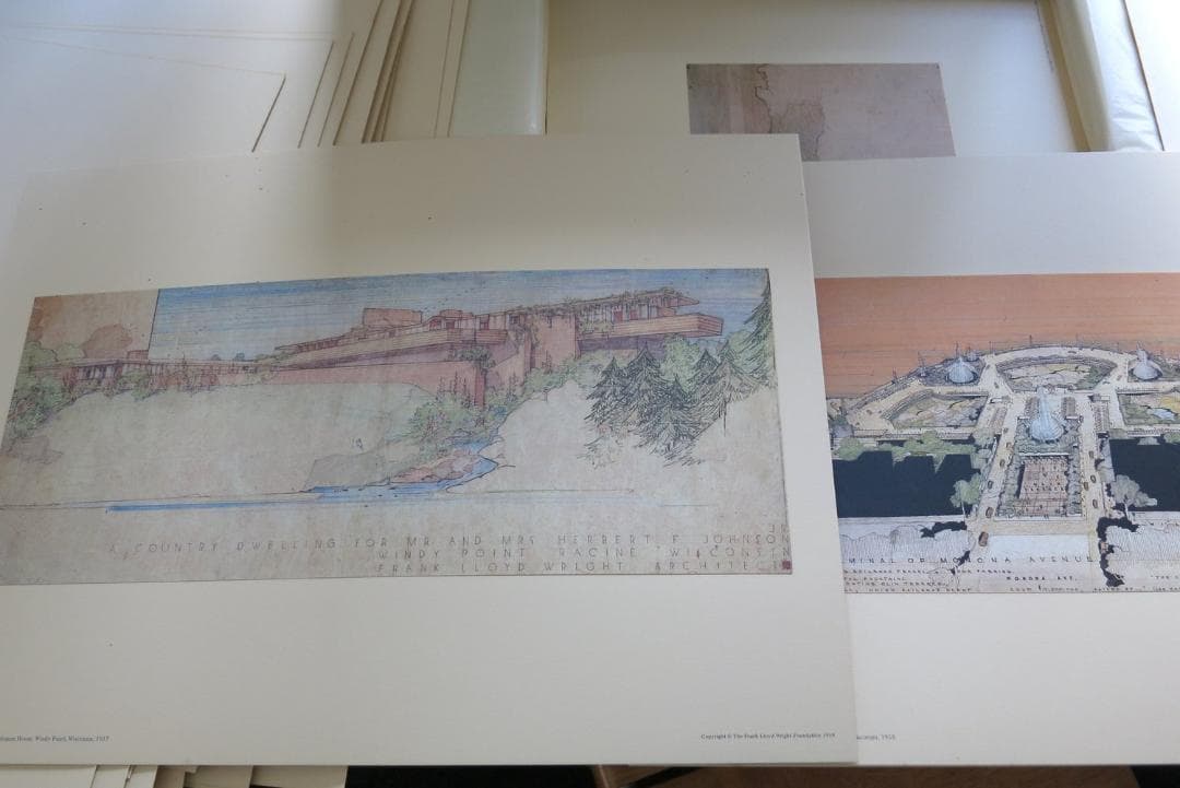 フランク・ロイド・ライト建築透視図集 ポートフォリオ 限定480部 箱付