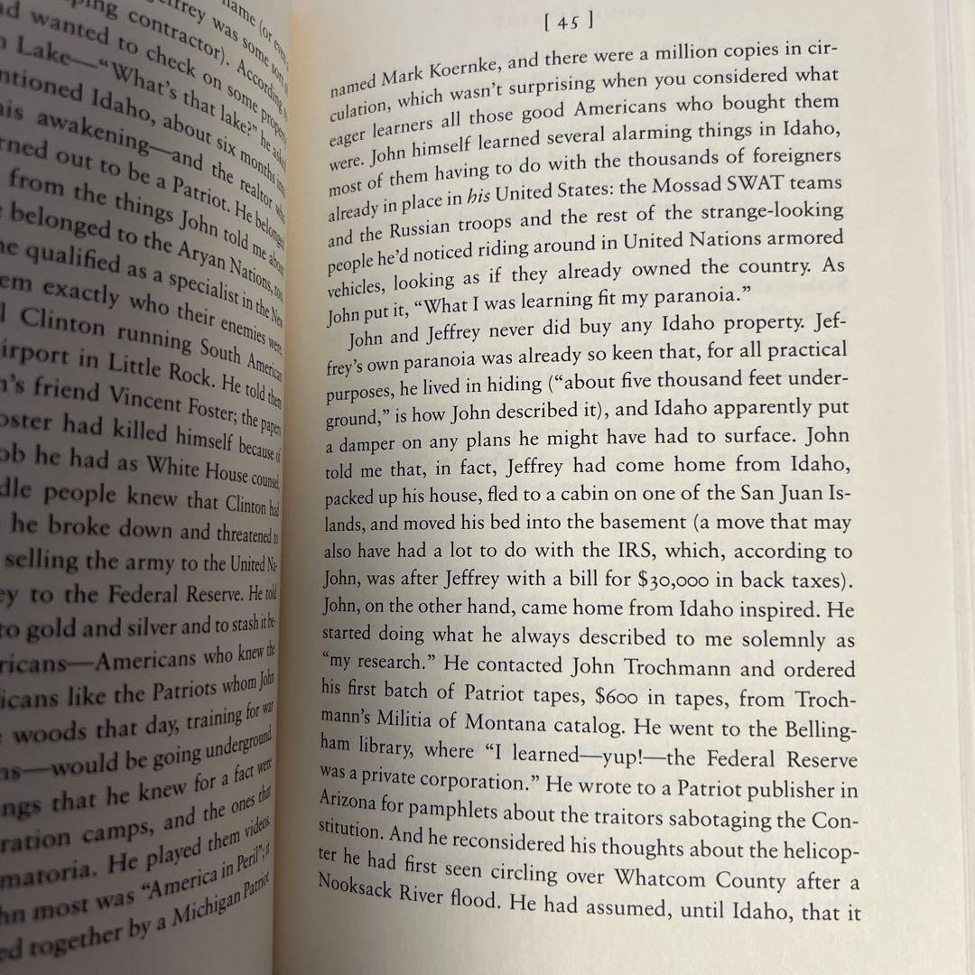 『 Lone Patriot 』Jane Kramer 著