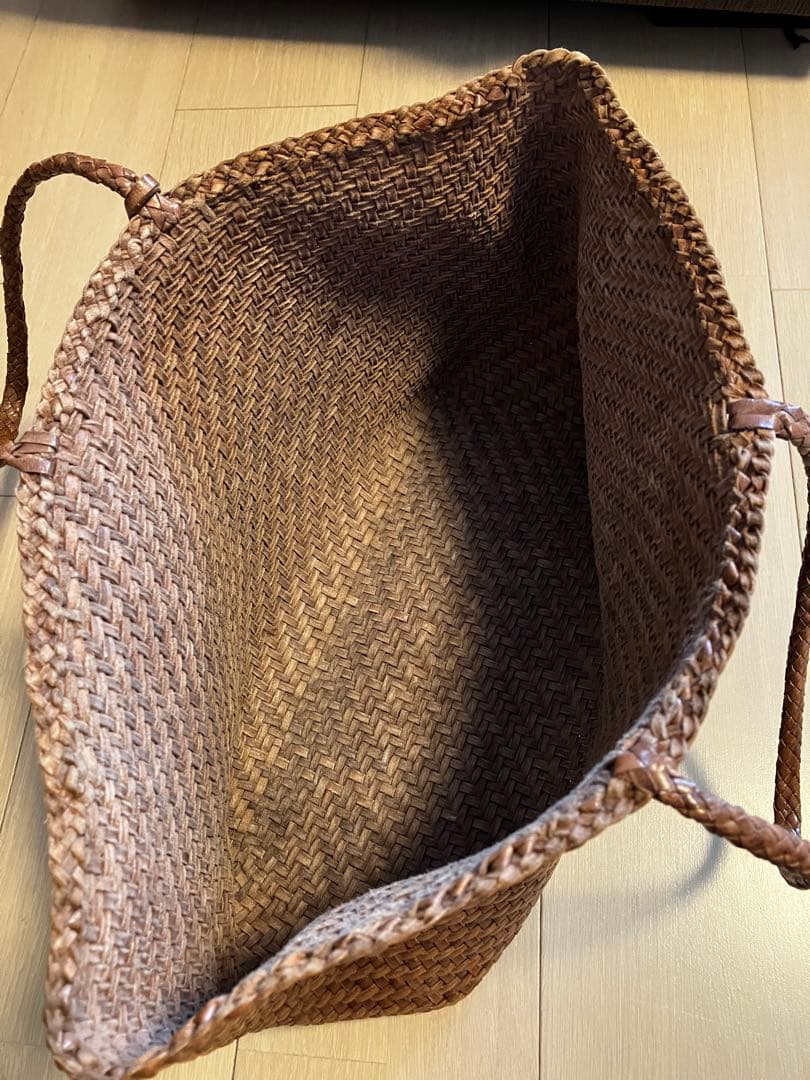 Craig for human womanピンクグレージュかごバッグDRAGON Craig woman