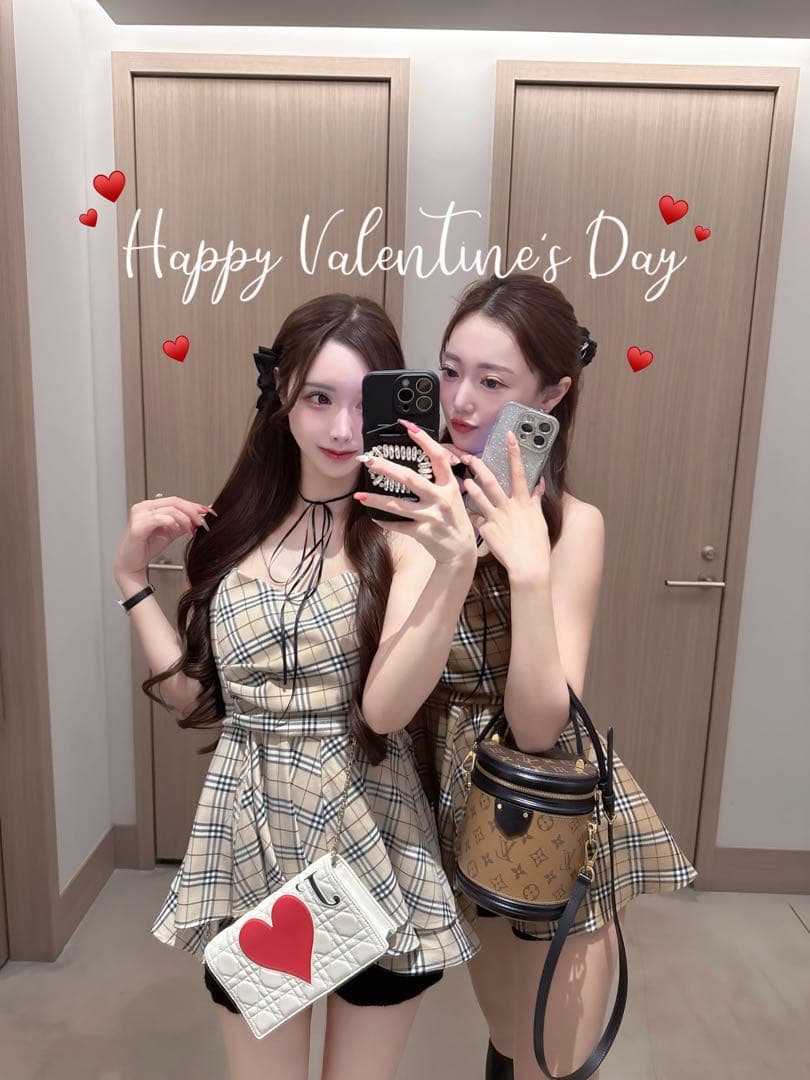 Lumignon originalValentine check bustier