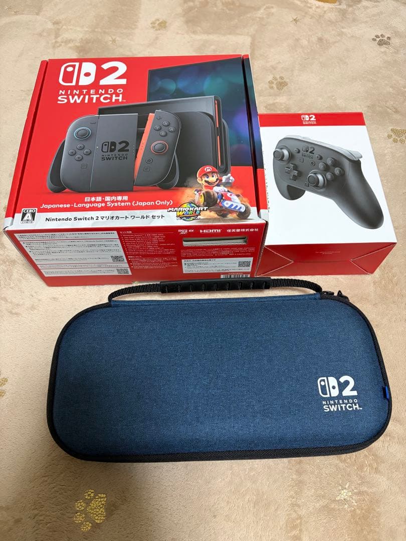 Nintendo Switch2　本体　プロコン　キャリングケース　SDカード Switch2】任天堂純正品の『プロコン2』や『ジョイコン2』、『マイクロ