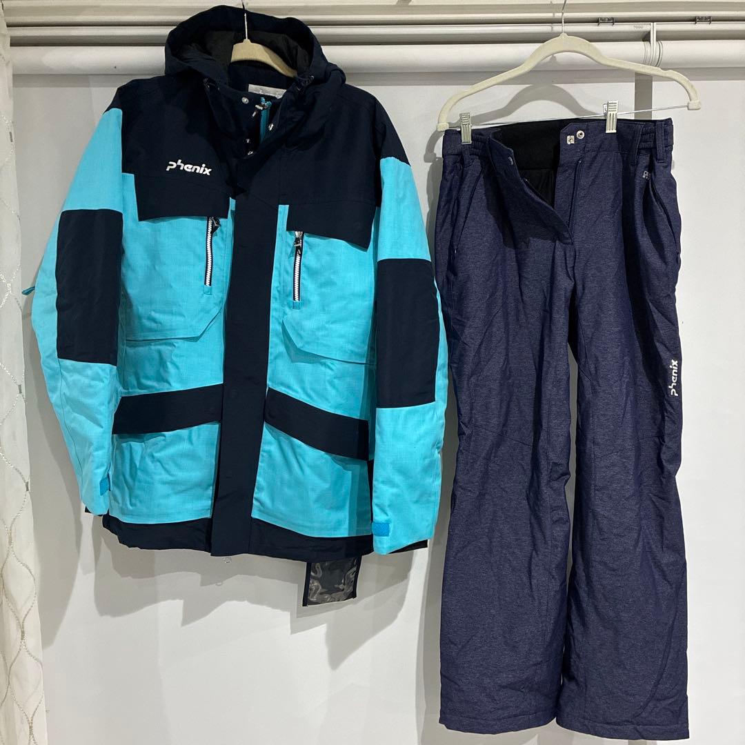 Phenix スキーウェア 青　Mサイズ　ズボンXL 上下セット Phenix フェニックス スキーウェア 上下セット メンズ Mサイズ ブルー