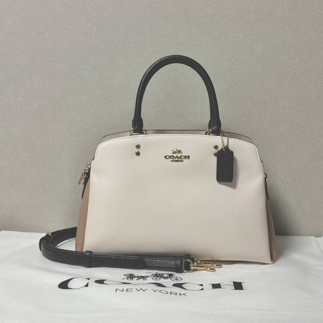 COACH リリーキャリーオール カラーブロック 保存袋付き - メルカリ