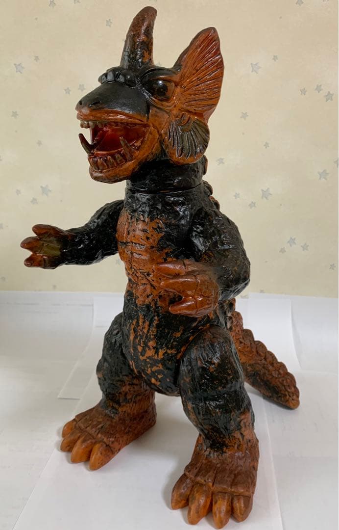珍品希少 マルサン製1970 怪獣ソフビ フィギュア ドラギラス - メルカリ