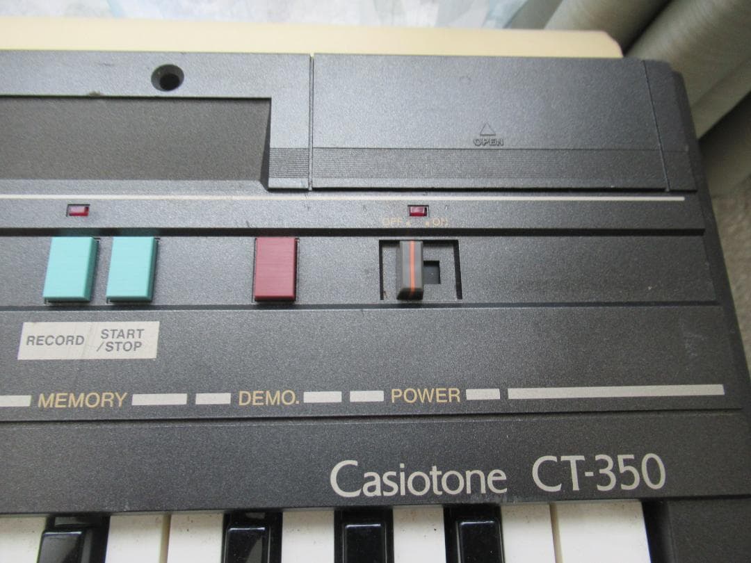 訳あり】キーボード CASIO Casiotone CT-350 専用AD付 - メルカリ