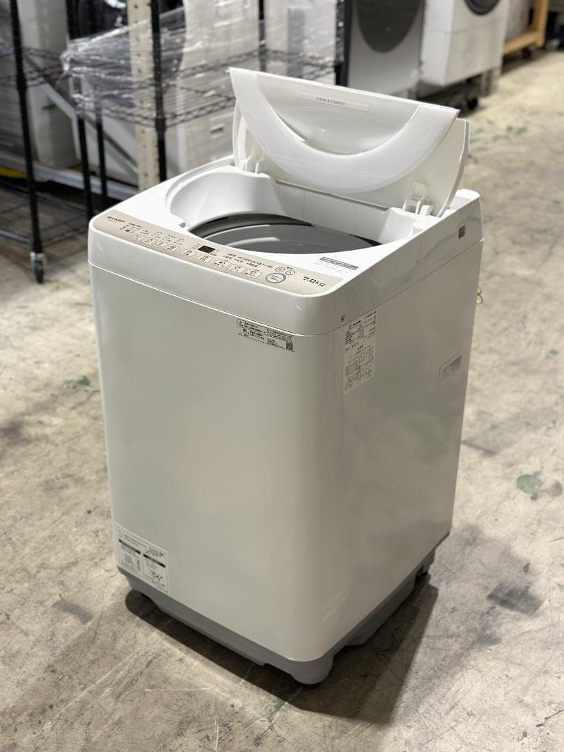 ■SHARP/シャープ■全自動洗濯機 7.0kg ES-T716 2023年製