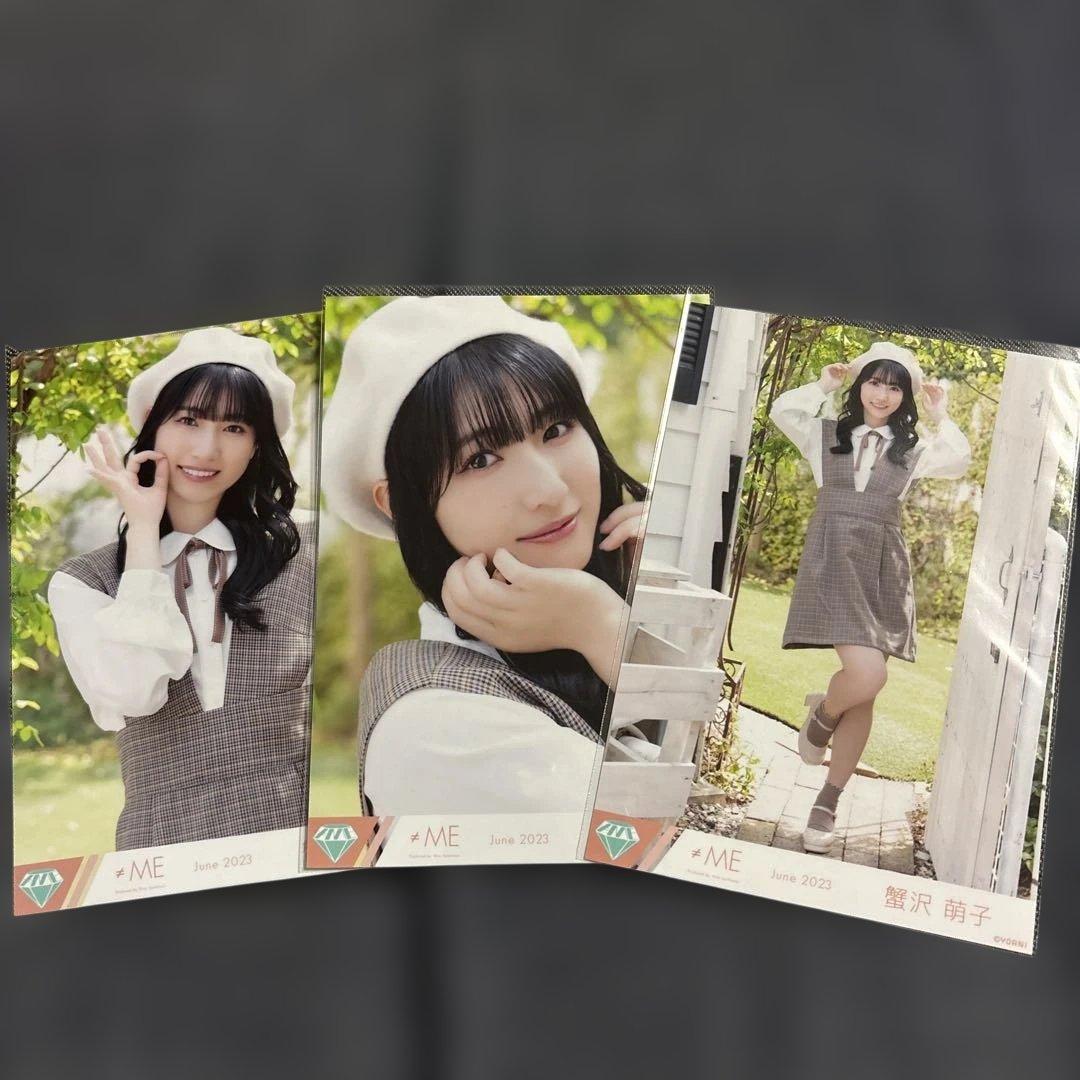 蟹沢萌子 生写真 コンプ 3枚 6thcwマシュマロフロート ≠ME ノイミー