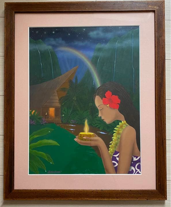 暮色 油絵 F4(242×333mm)