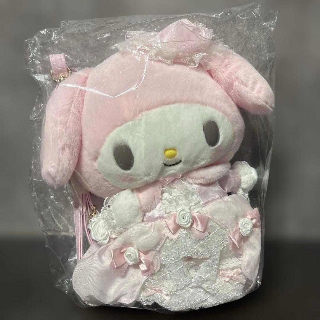 マイメロディ レディマイメロディ ぬいぐるみ風ショルダーバッグ