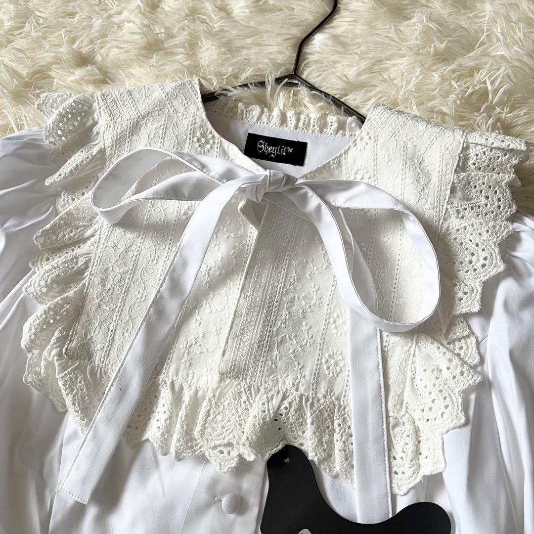 Sheglit シェグリットAlicia レースブラウス 長袖 ロリータ 長袖