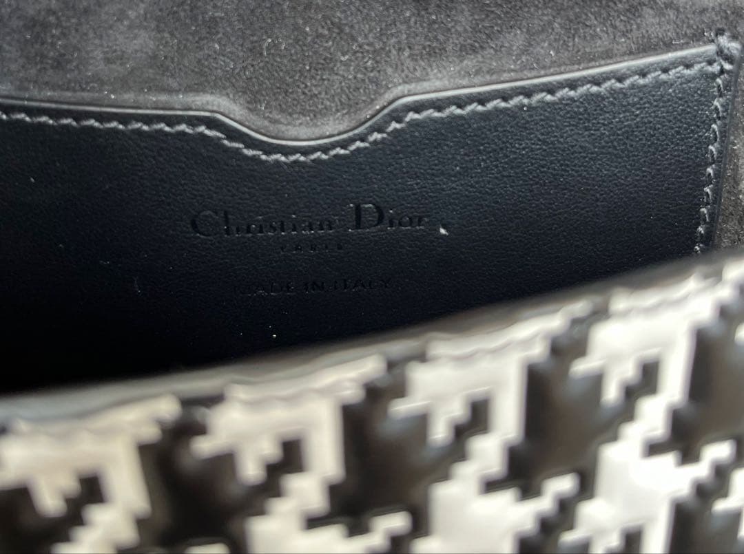 Christian Dior】ディオールBobbyボビーEW 千鳥格子柄バッグ - メルカリ