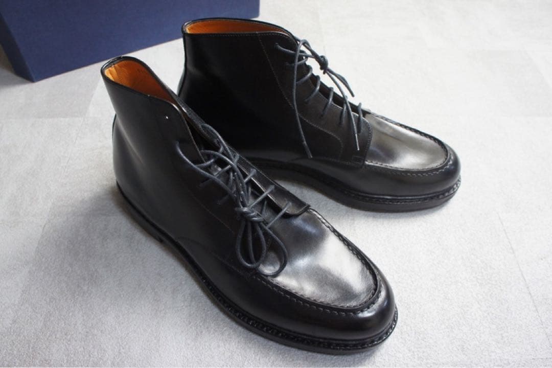 新品未使用品】ジャランスリワヤ 99044 Uチップブーツ9(27㎝) 黒