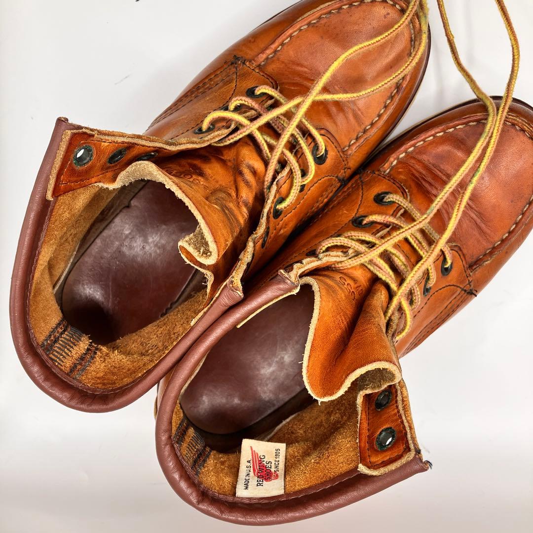 ☆美品☆ 98年製刺繍縦羽タグRed Wing 875 US 6.5E