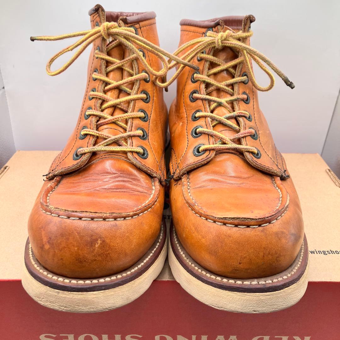 ☆美品☆ 98年製刺繍縦羽タグRed Wing 875 US 6.5E