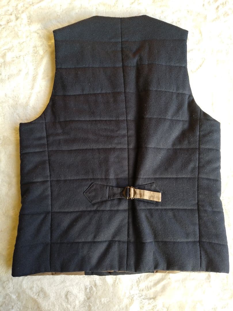 ナナミカ プリマロフト ウールベスト sizeXS ネイビー オンオフ着用可