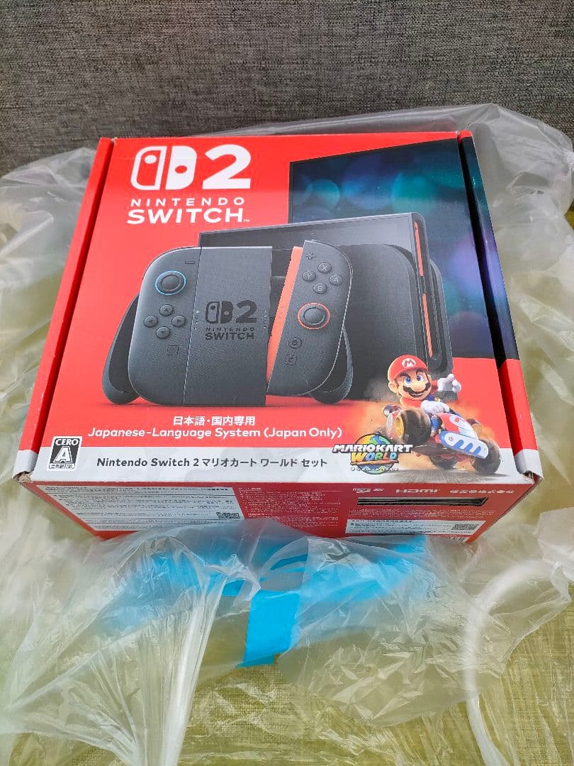 Nintendo Switch 2 本体 新品未開封 マリオカートワールドセット