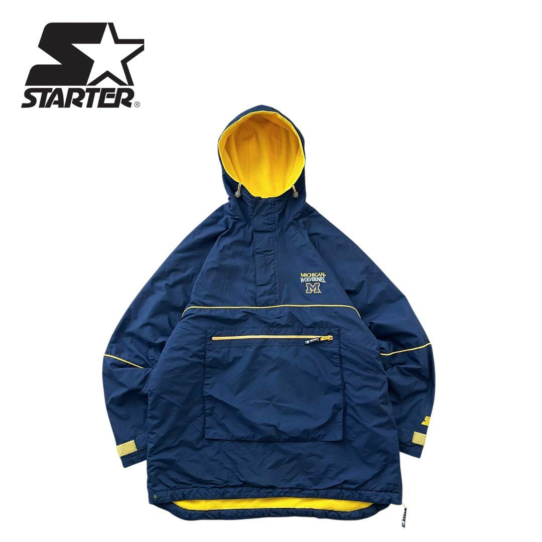 美品】STARTER スターター 90s リバーシブル アノラックパーカー