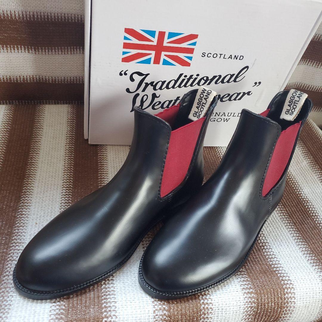 ☆未使用☆23.5センチ。トラディショナル☆サイドゴア☆レインブーツ