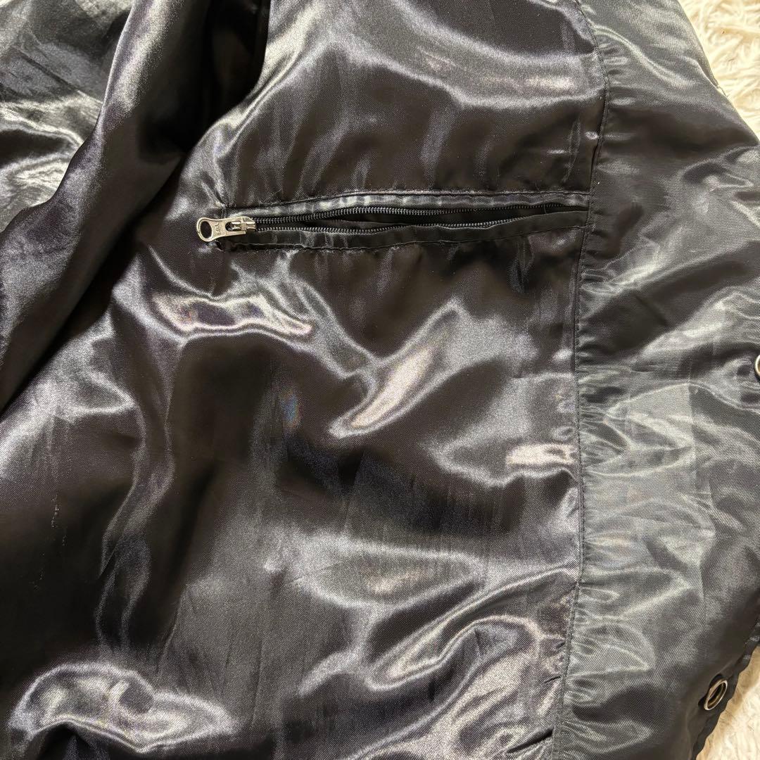 み様 NBA G-III LAKERS レイカーズ スタジャン デカロゴ 黒 L - メルカリ