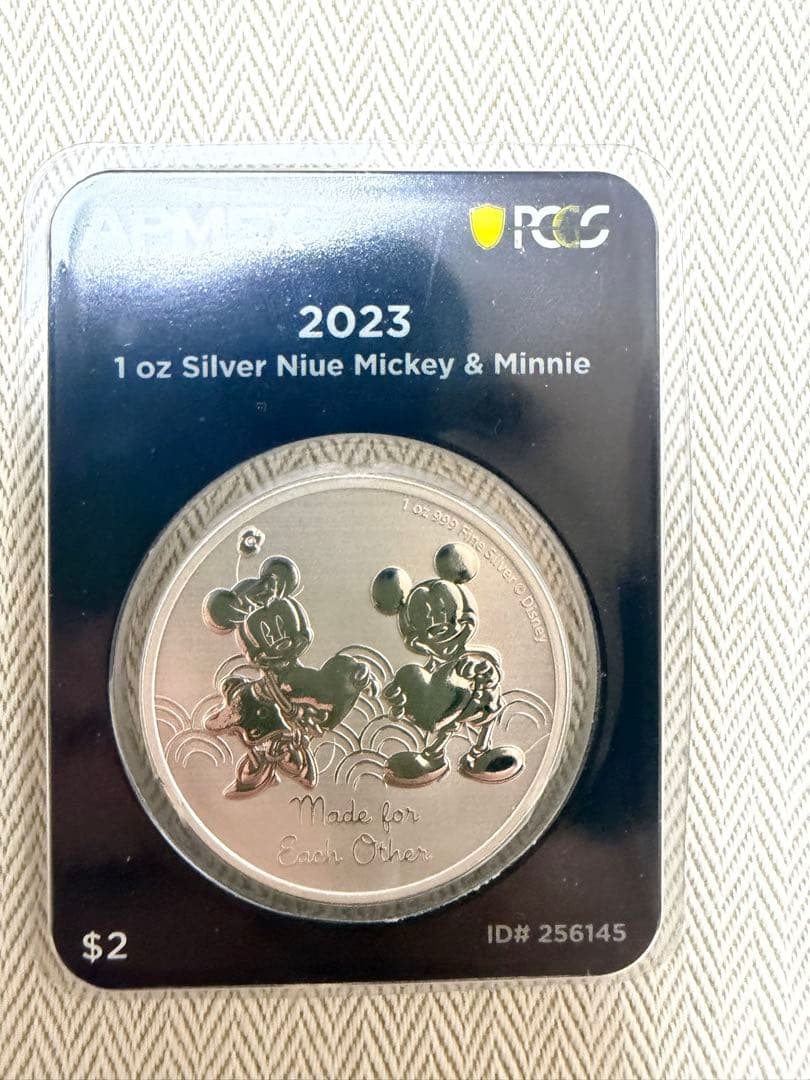 2023 ニウエ1oz銀貨 ミッキー&ミニー FirstStrike - メルカリ