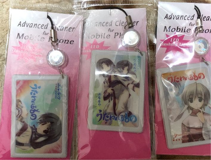 【うたわれるもの】オリジナル携帯電話　液晶クリーナー　LEDフラッシュライト付 works_cleaner_roudoku_02-