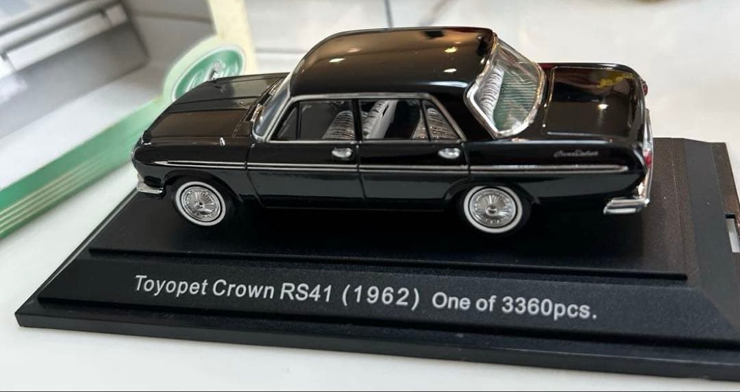 エブロ トヨペットクラウン 1962 RS41 1/43 ミニカーブラック - メルカリ