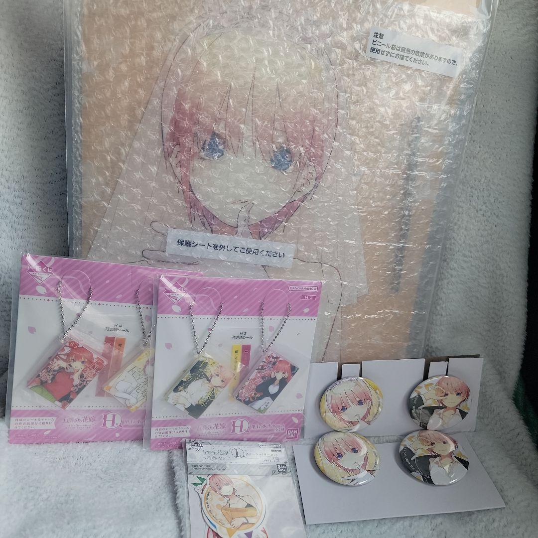 五等分の花嫁 一番くじ A賞中野一花 バストアップアクリルボード