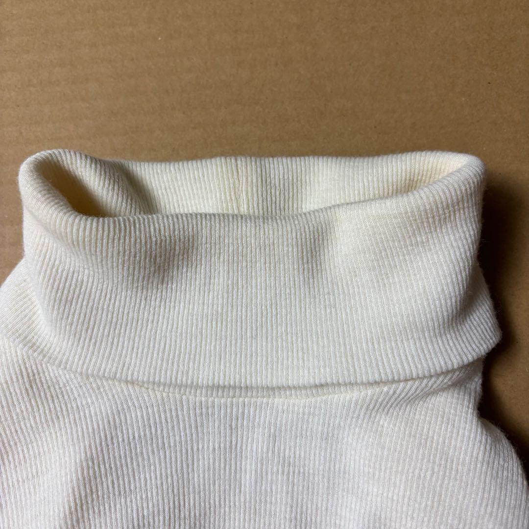 専用出品SCAPA 九分袖グレーウールコートと白タートルニット SCAPA