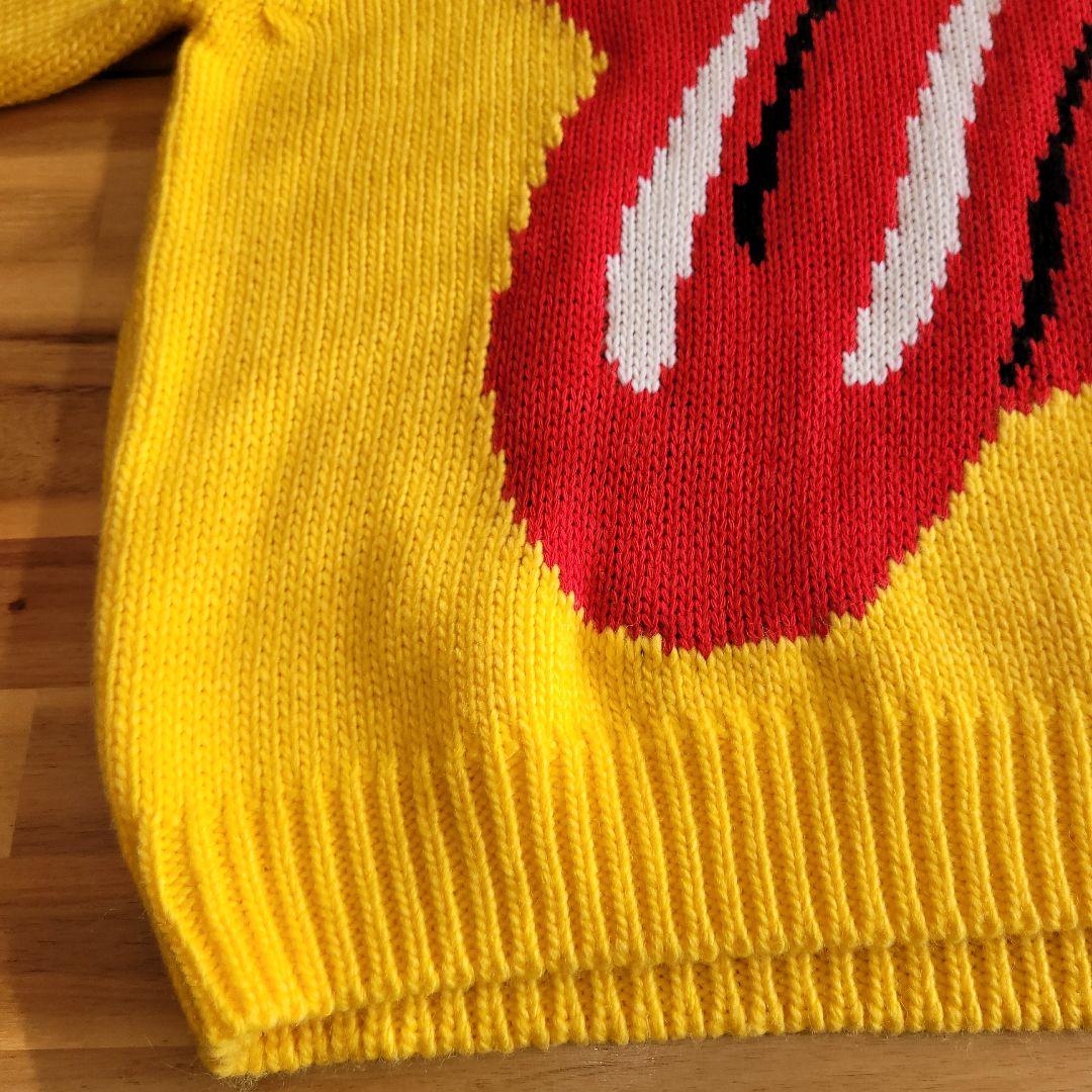 DONCARE Rolling Stones 舌ロゴ ニットセーター - メルカリ