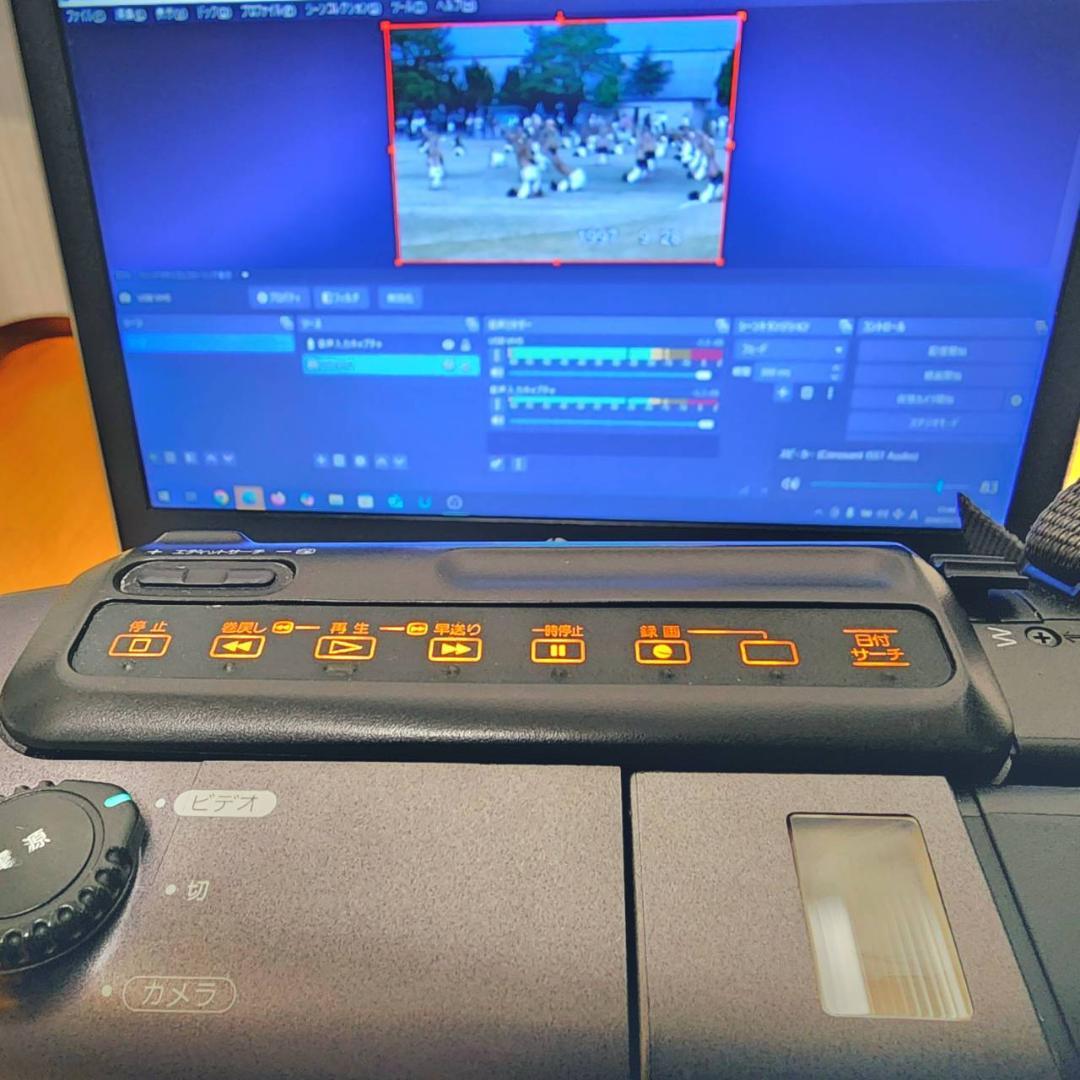 動作確認済】SONY 高画質 Hi8 ビデオカメラ ステーション セット