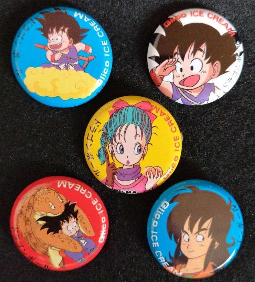 昭和レトロ ドラゴンボール バッジプレゼント グリコ アイスクリーム